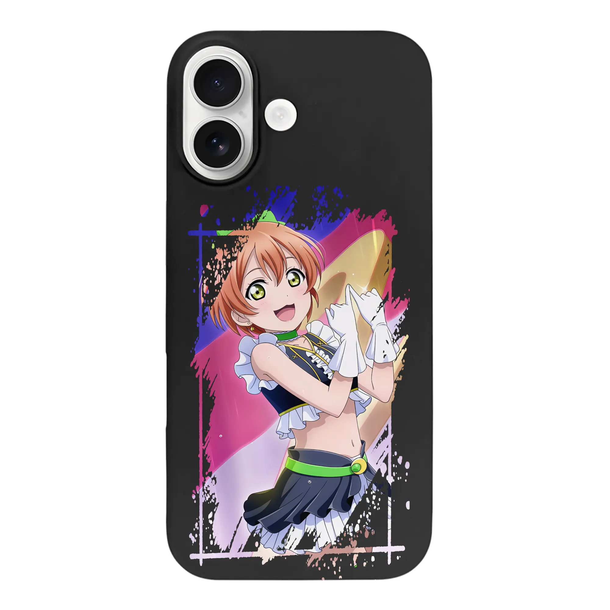 Love Live! グッズ,星空凛 - iPhone 17 シリーズ シリコンケース 薄型 耐衝撃 指紋防止 ソフトタッチカバー 精密フィット 傷防止 保護ケース iPhone 17/17 Air/17 Pro/17 Pro Max 対応